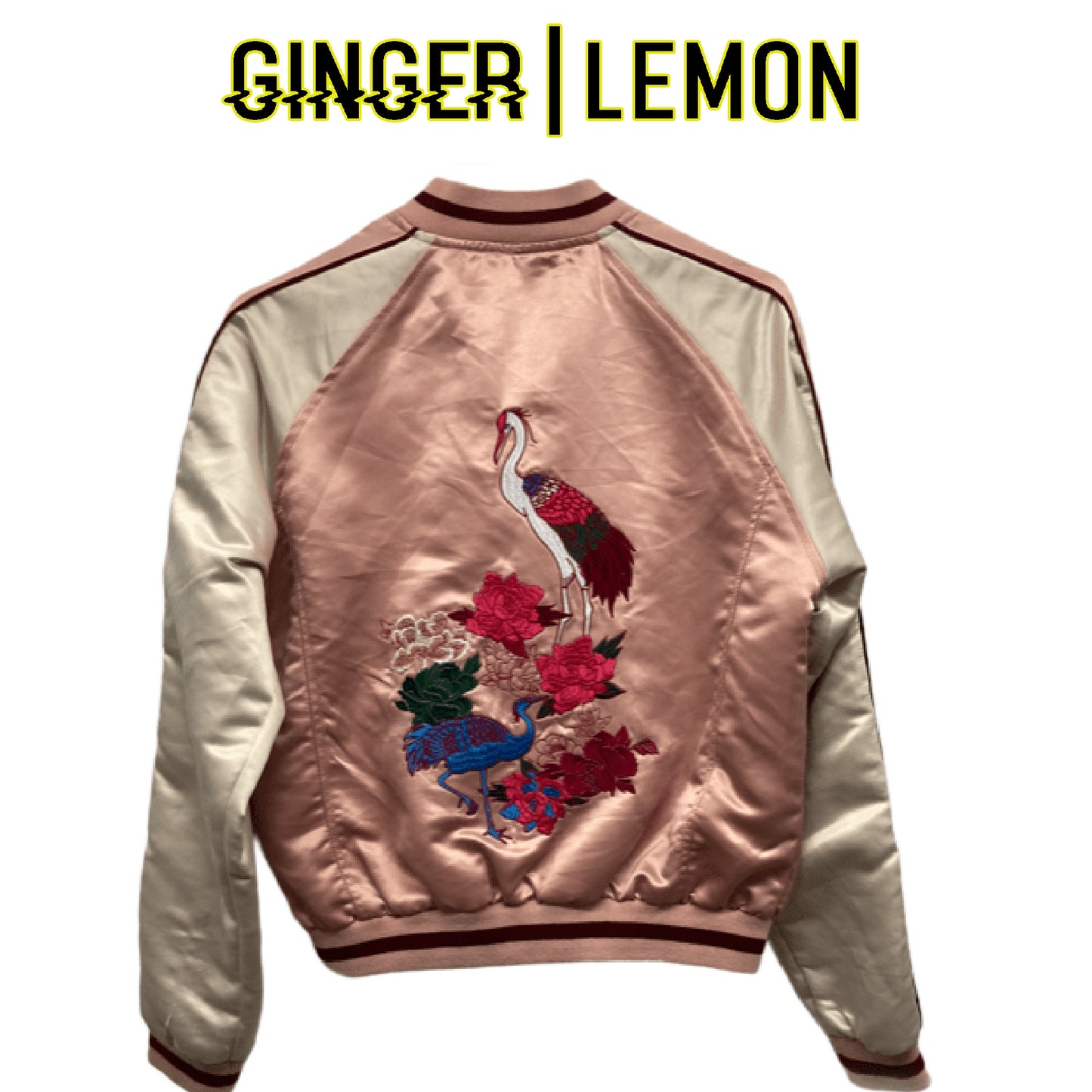 Rose gold Bomber jacket