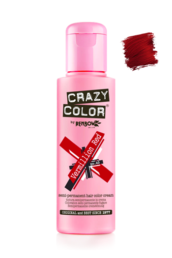 CRAZY COLOR Vermillion Red - 100ml