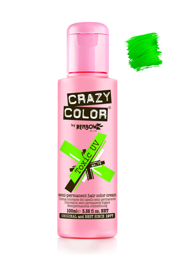 CRAZY COLOR Toxic UV (Neon Green) - 100ml