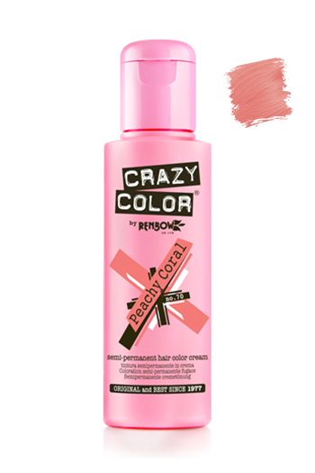 CRAZY COLOR Peachy Coral - 100ml