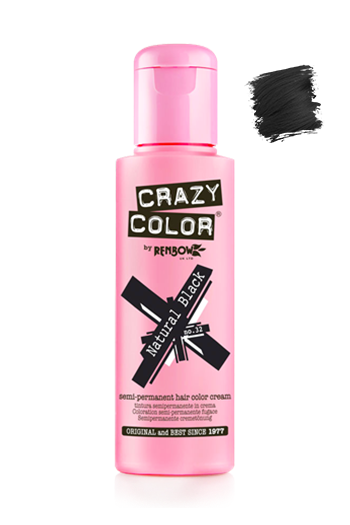 CRAZY COLOR Natural Black - 100ml