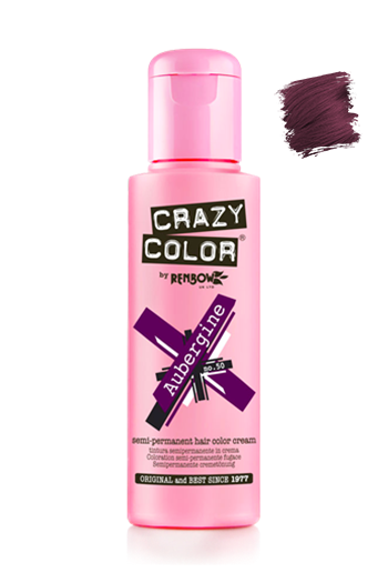 CRAZY COLOR Aubergine - 100ml